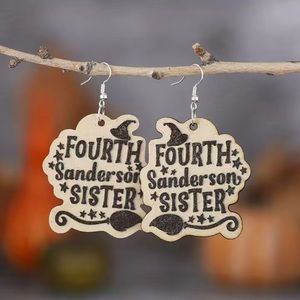 Fourth Sanderson Sister Hocus Pocus Halloween Earrings *SALE*